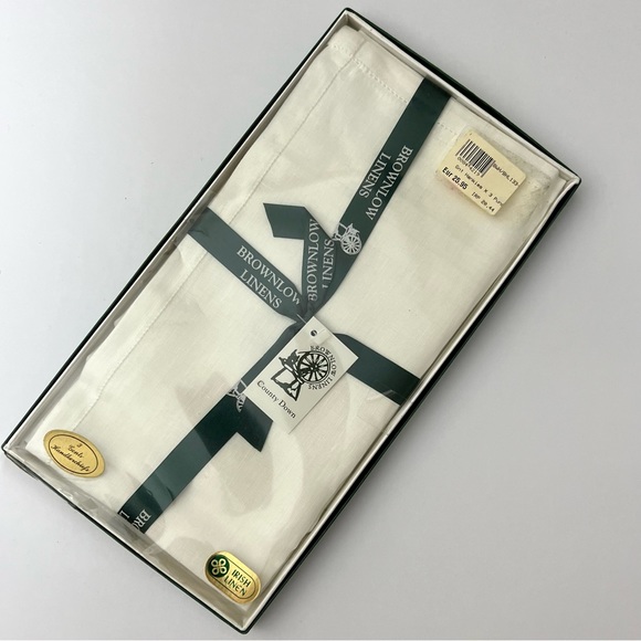 Brownlow Linens Accessories Giftable Irish Linen Mens Handkerchiefs